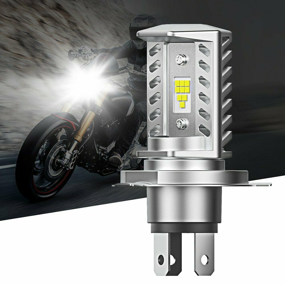 AUXITO H4 9003 HB2 LED Bulb Hi/Lo Beam HID White Motorcycle Headlight High Power - Fresh Stock Dated February 2026