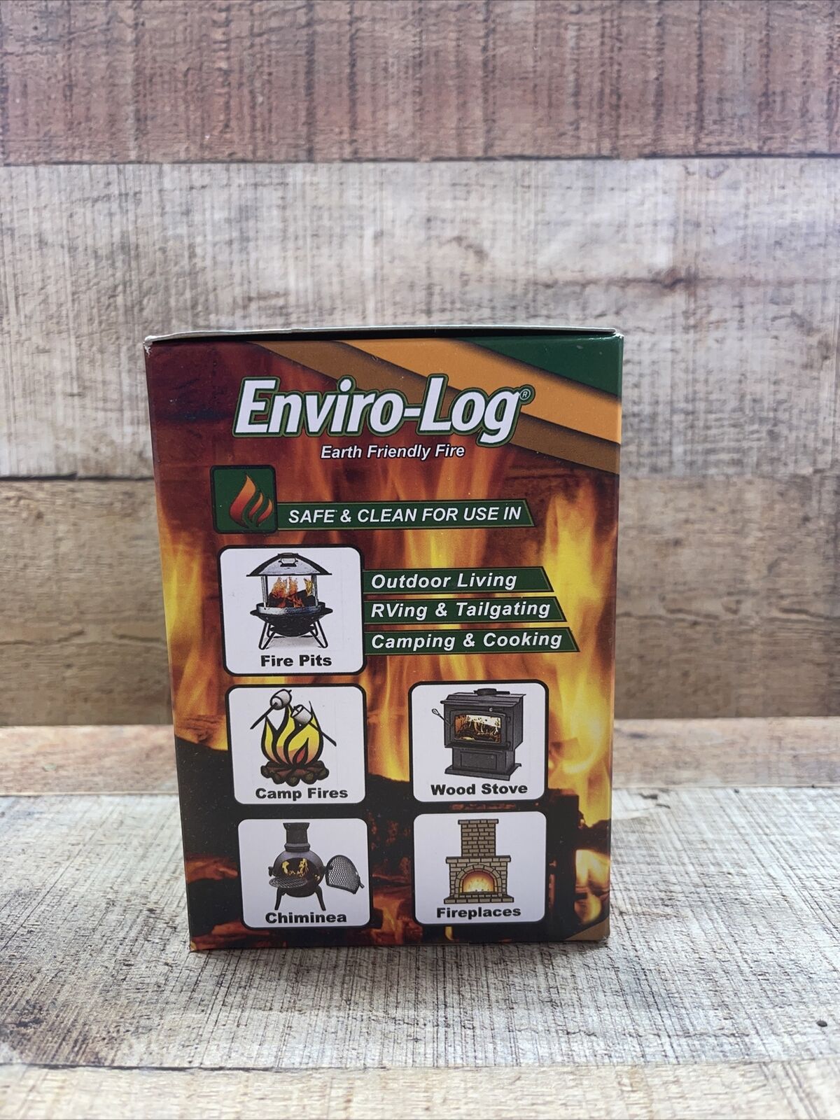 NEW Easy to use Fire starter Enviro-Log 2.5-lb Wax Burns cleanly (24-Pack) - Fresh Stock Dated December 2025