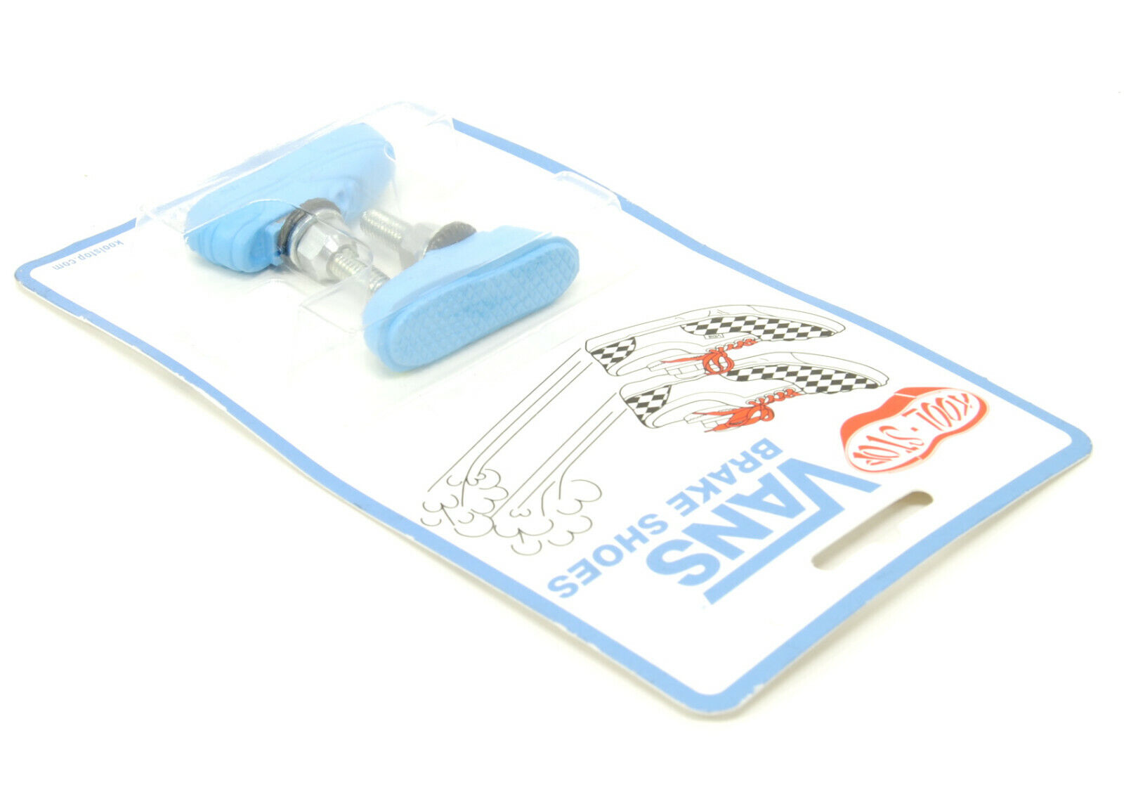 Kool Stop bicycle bike Vans BMX THREADED brake pads BABY BLUE *MADE IN USA* - Fresh Stock Dated February 2026