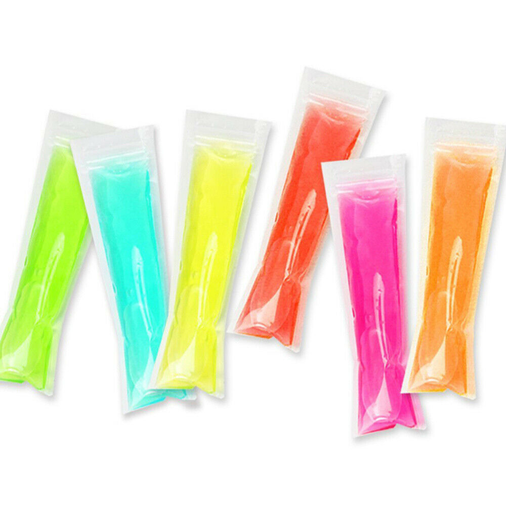 50 pcs Popsicle Bag DIY Ice Pop Holder Ice Cream Tool for Yogurt Fruit Smoothies - Fresh Stock Dated February 2026
