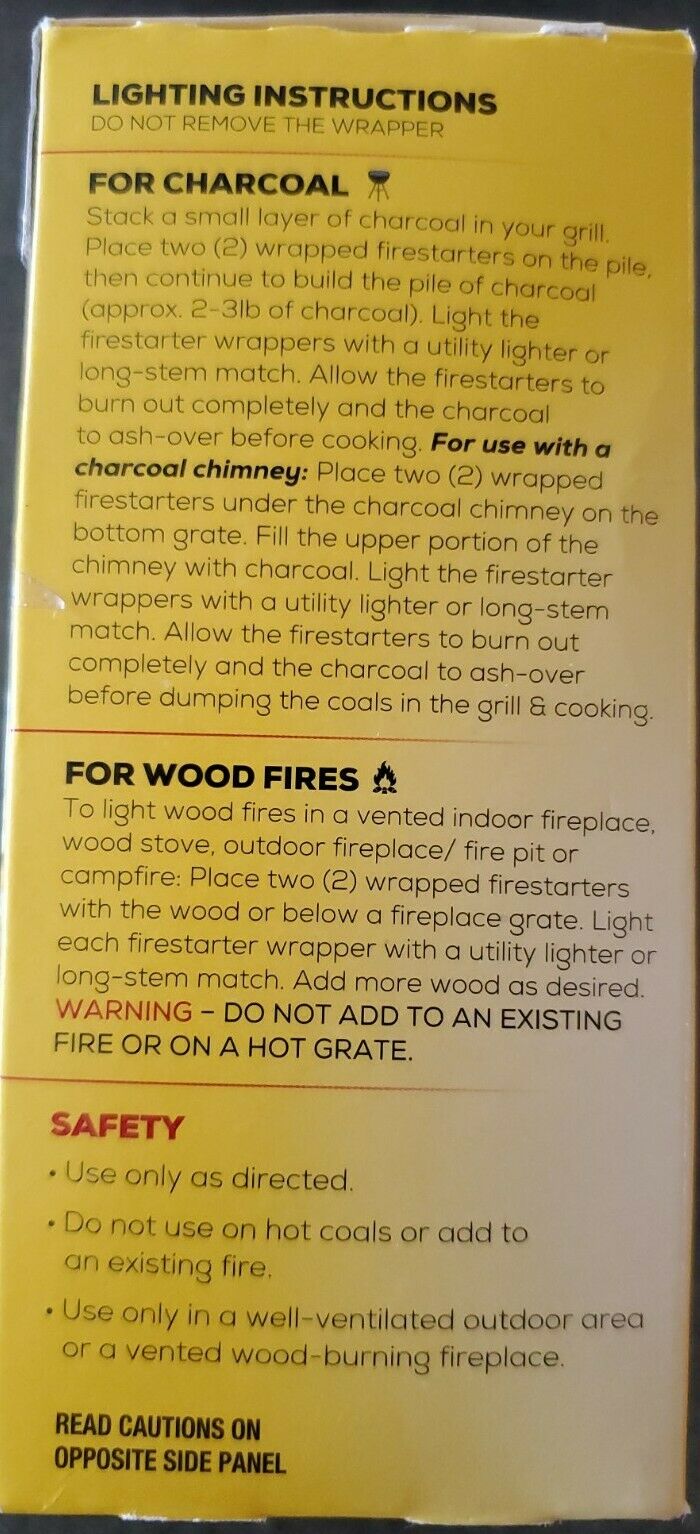 Duraflame Firestart Cubes 18 Pack,Fire Power for Grills, Smokers, Charcoal, Wood - Fresh Stock Dated December 2025