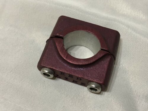 REDLINE DOUBLE SEAT POST CLAMP OLD SCHOOL BMX RED - Fresh Stock Dated December 2025