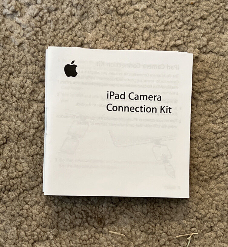 Apple iPad Camera Connection Kit - NEW - Fresh Stock Dated February 2026