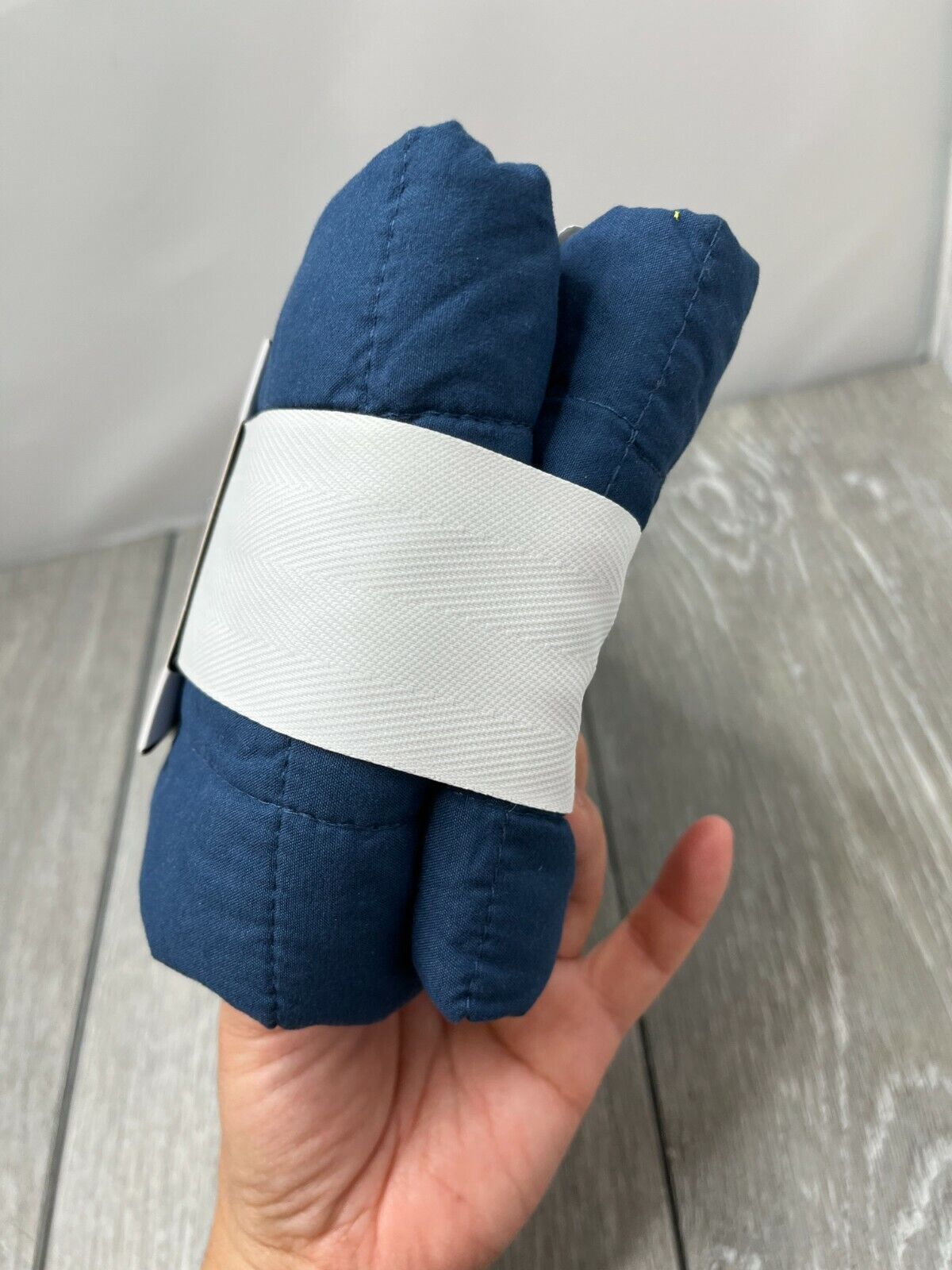 Pillowfort Box Stitch Microfiber Sham, Blue Standard Size 20x26 - Fresh Stock Dated February 2026