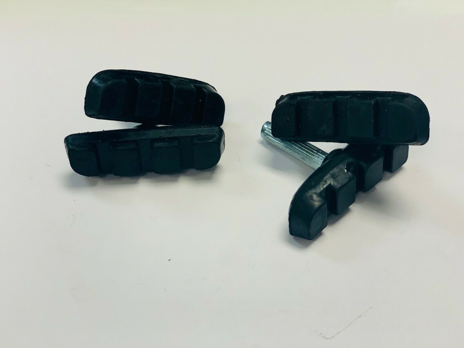 2 PAIR BICYCLE BIKE CANTILEVER BRAKE PADS 45MM BLACK - Fresh Stock Dated December 2025