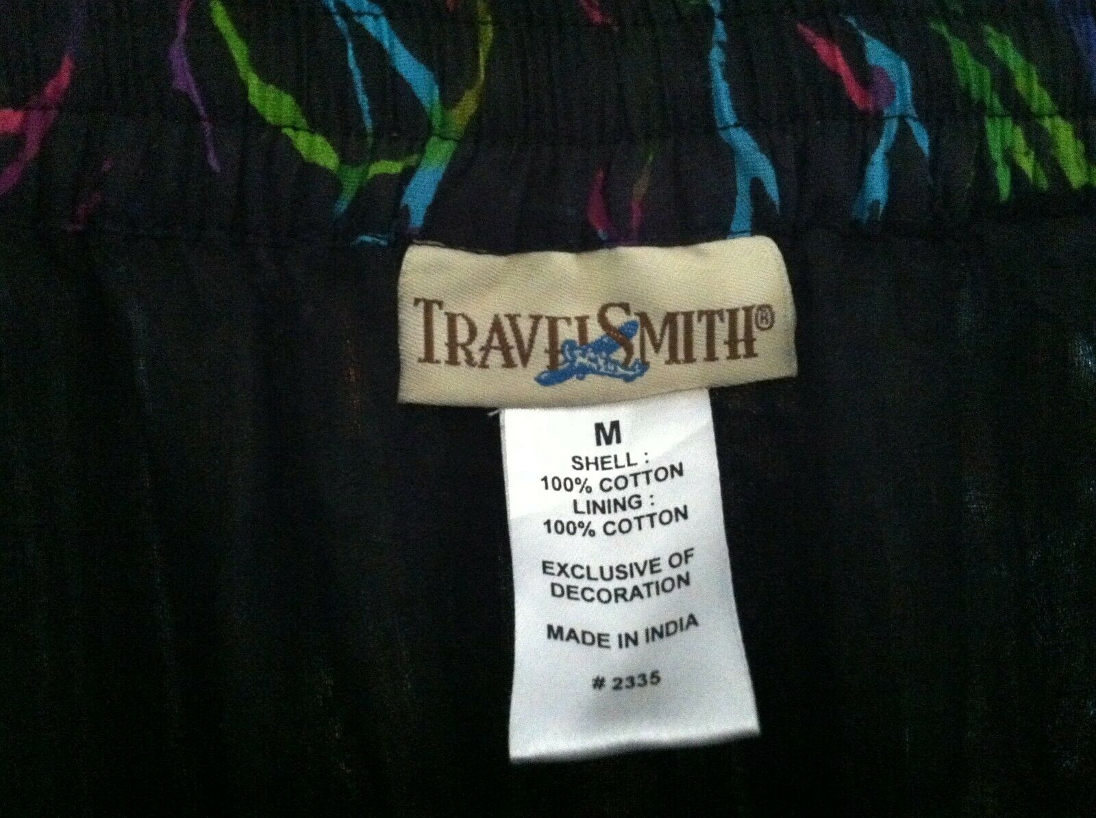 Travelsmith Colorful Ribbon Tiered Boho Flounced Festive Maxi Skirt  M  NWOT - Fresh Stock Dated February 2026