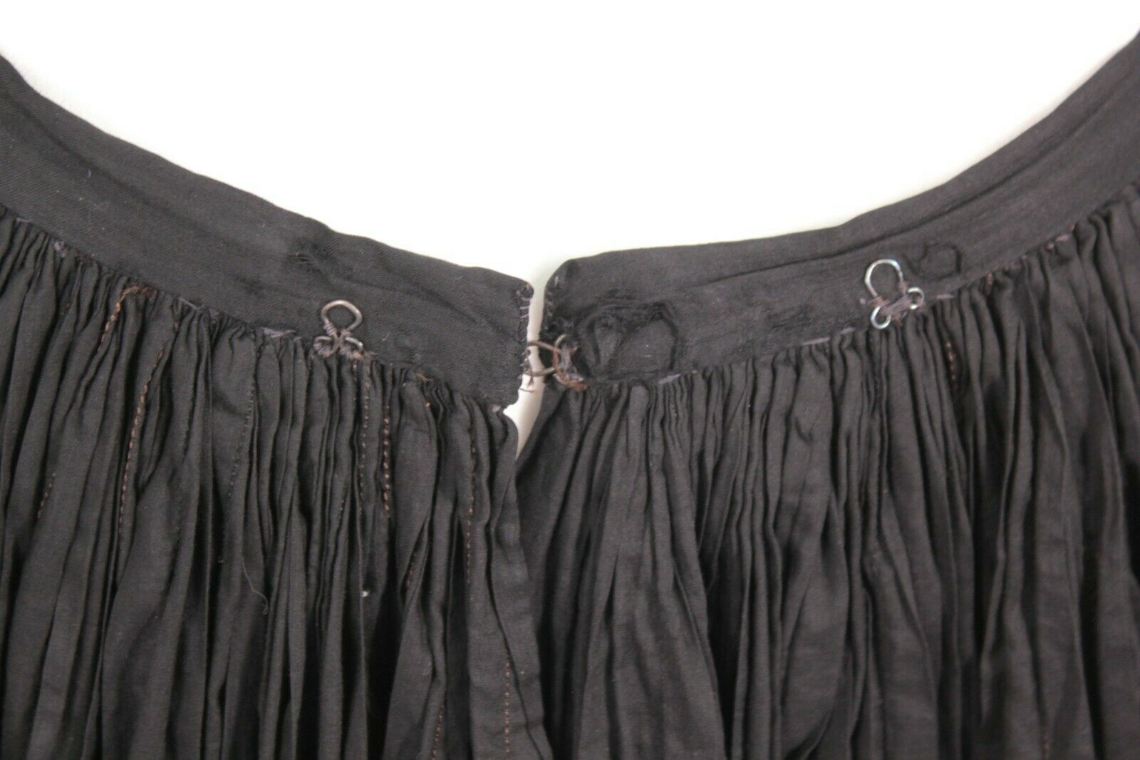 VTG Women's Antique Edwardian Early 1900s Black Striped Skirt Sz S - Fresh Stock Dated February 2026