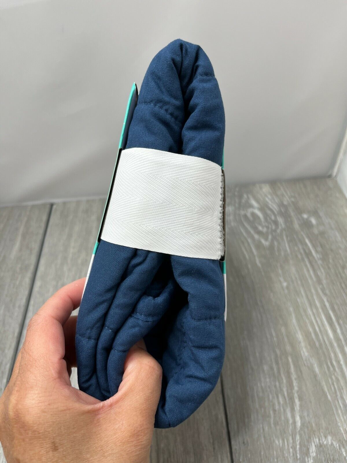 Pillowfort Box Stitch Microfiber Sham, Blue Standard Size 20x26 - Fresh Stock Dated February 2026