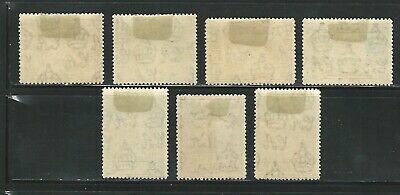 Jamaica: Scott 129 - 135 hinged new constitution 1944. JA07/ - Fresh Stock Dated February 2026