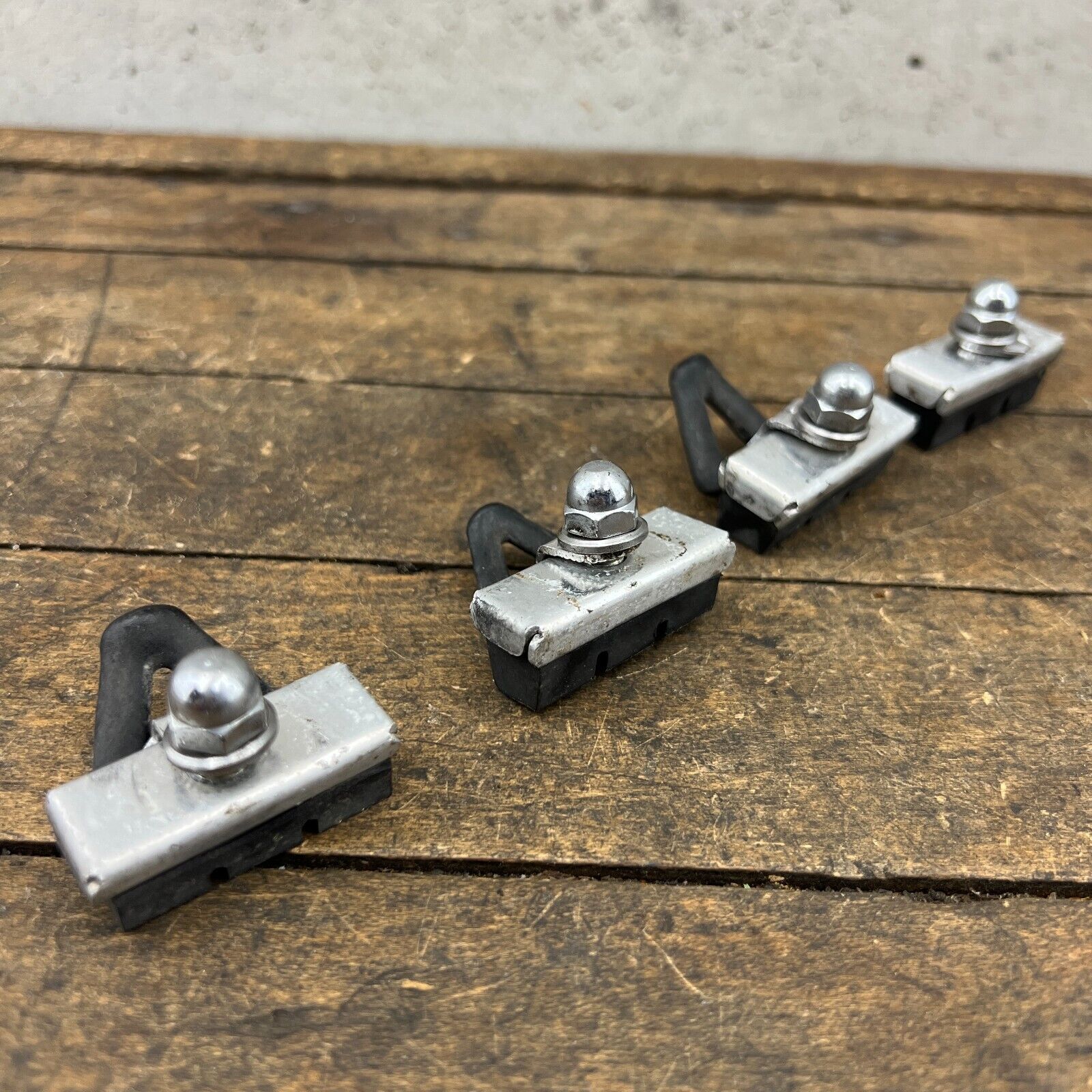 Vintage Dia Compe Brake Pads Shoes Set 4 Road Old BMX Guides Wings Side Pull 80s - Fresh Stock Dated February 2026