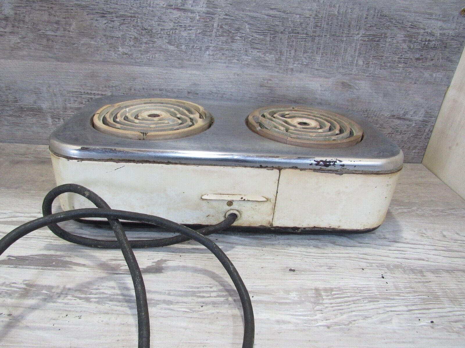 Vintage Mid Century Kemco  Electric Stove Double Cooktop Hotplate USA 14-200 - Fresh Stock Dated February 2026