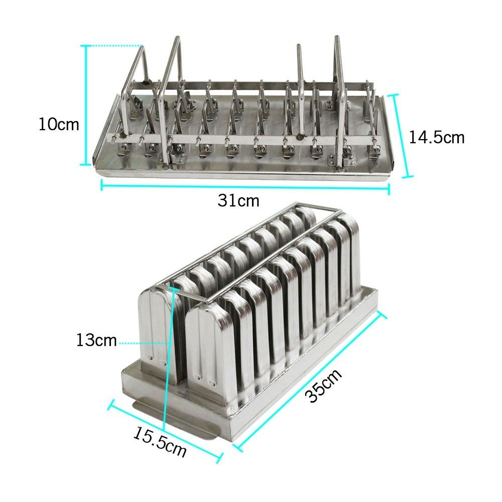 20pcs Stainless Steel Molds Mold Ice Pop Lolly Popsicle Ice Cream Stick Holder - Fresh Stock Dated December 2025
