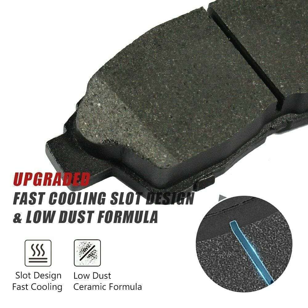 Rear Ceramic Brake Pads D1336 - Fresh Stock Dated February 2026