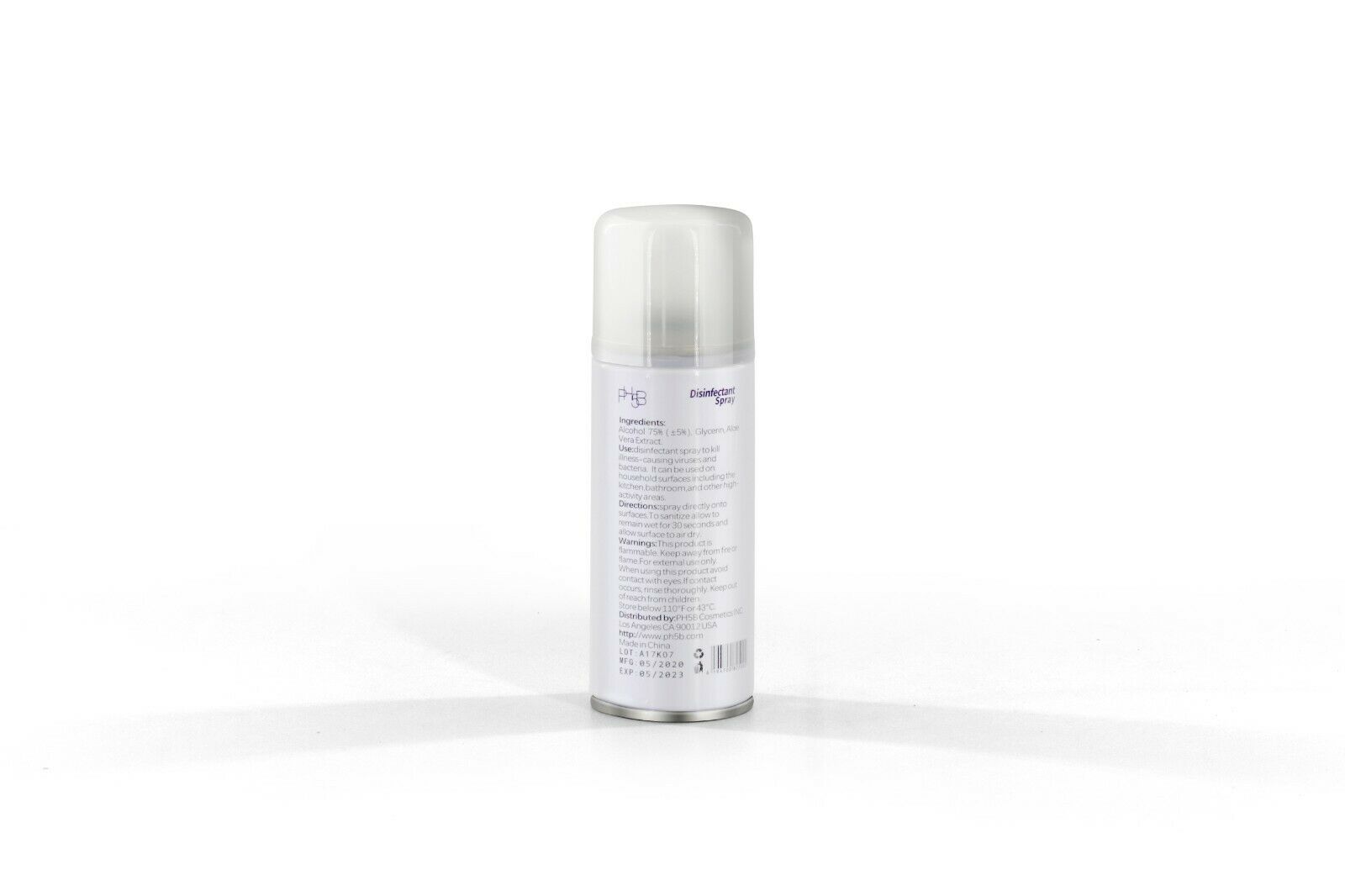 2 PACK -- PH5B 75% Alcohol Disinfectant Spray 200ml *NEW* - Fresh Stock Dated December 2025