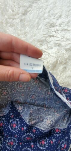 Vintage Gunnies and Gunne Sax Jessica’s Gunnie Long Skirt 70’s Blue Floral - Fresh Stock Dated February 2026