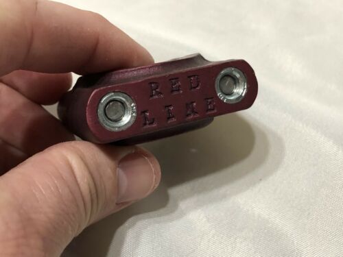 REDLINE DOUBLE SEAT POST CLAMP OLD SCHOOL BMX RED - Fresh Stock Dated December 2025