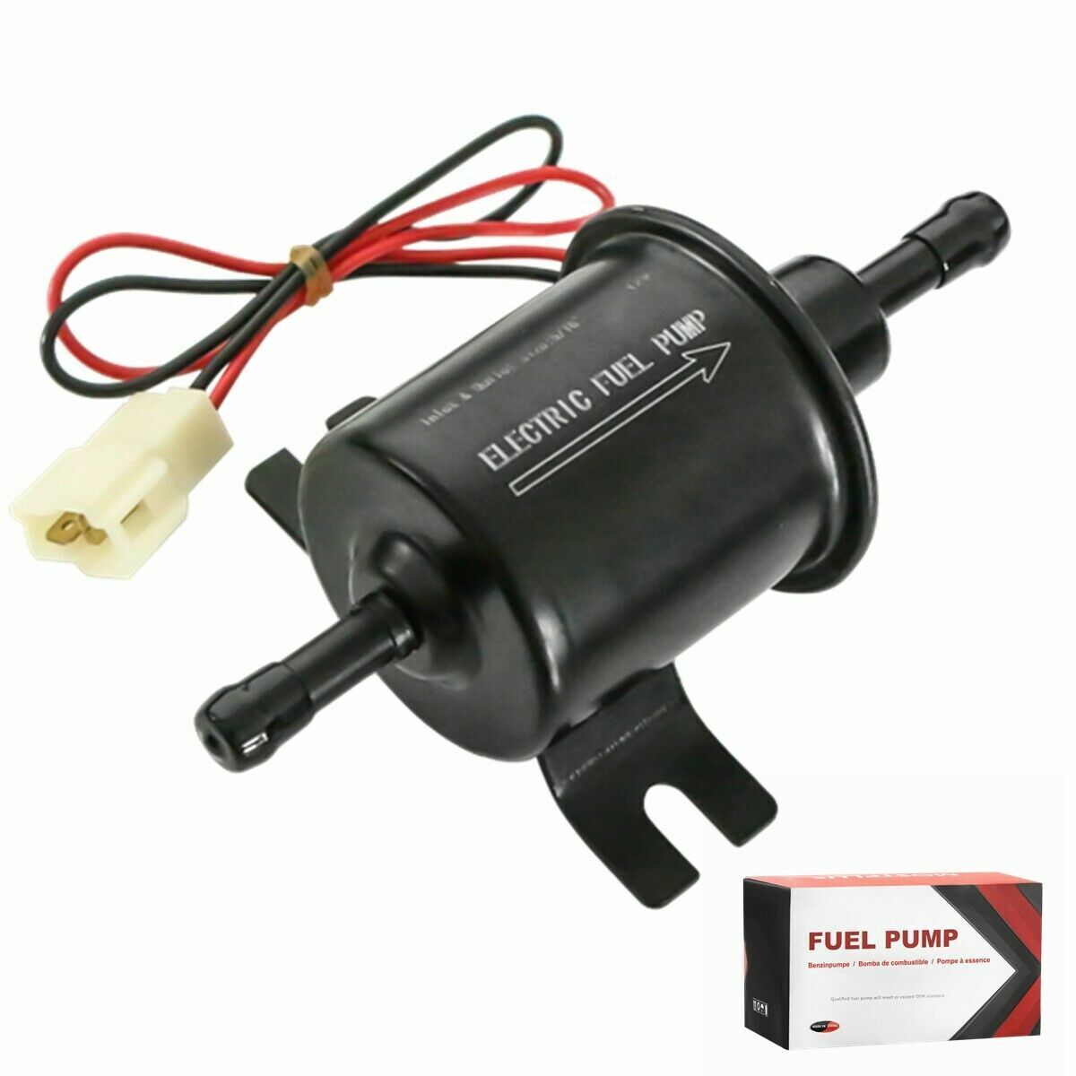 Universal 12V 3-6PSI Gas Diesel Inline Electric Fuel Pump Low Pressure Brand New - Fresh Stock Dated February 2026