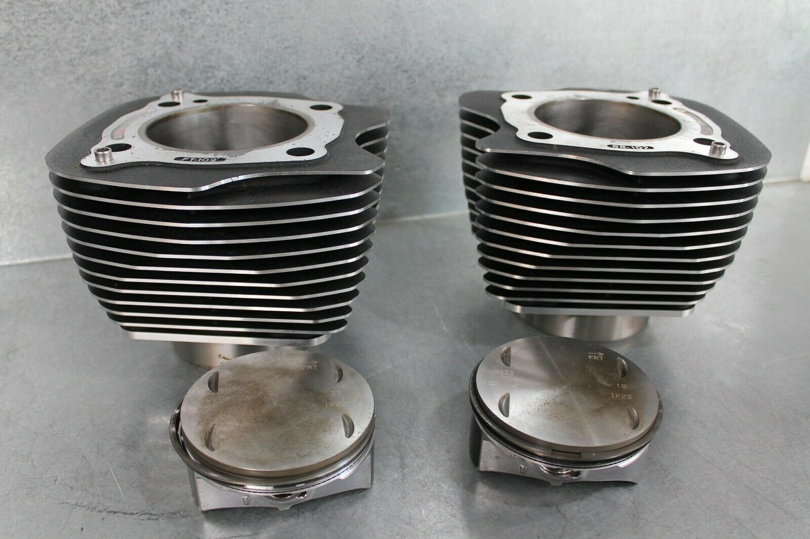 Harley Davidson 114 Engine Cylinder Barrels & Pistons M8 17-20 New Take Off CVO - Fresh Stock Dated February 2026