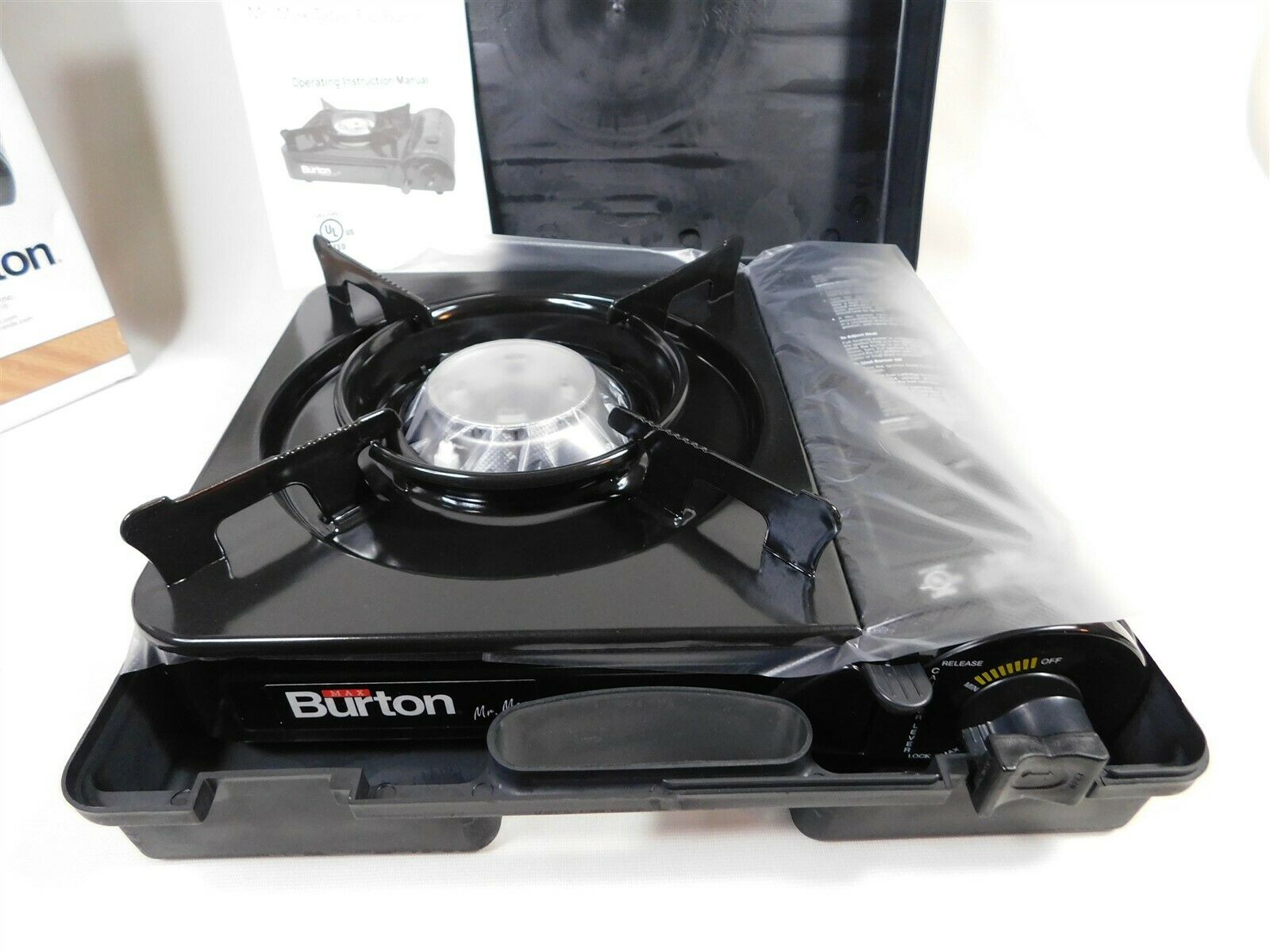 Max Burton Portable Mr. Max Burner Butane Table Top Stove 10,000 BTU NEW in BOX - Fresh Stock Dated December 2025