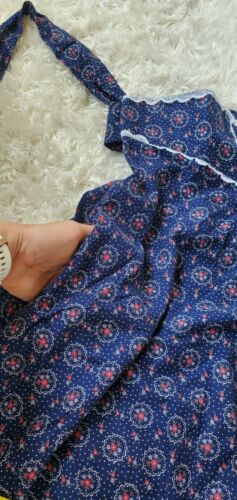 Vintage Gunnies and Gunne Sax Jessica’s Gunnie Long Skirt 70’s Blue Floral - Fresh Stock Dated February 2026