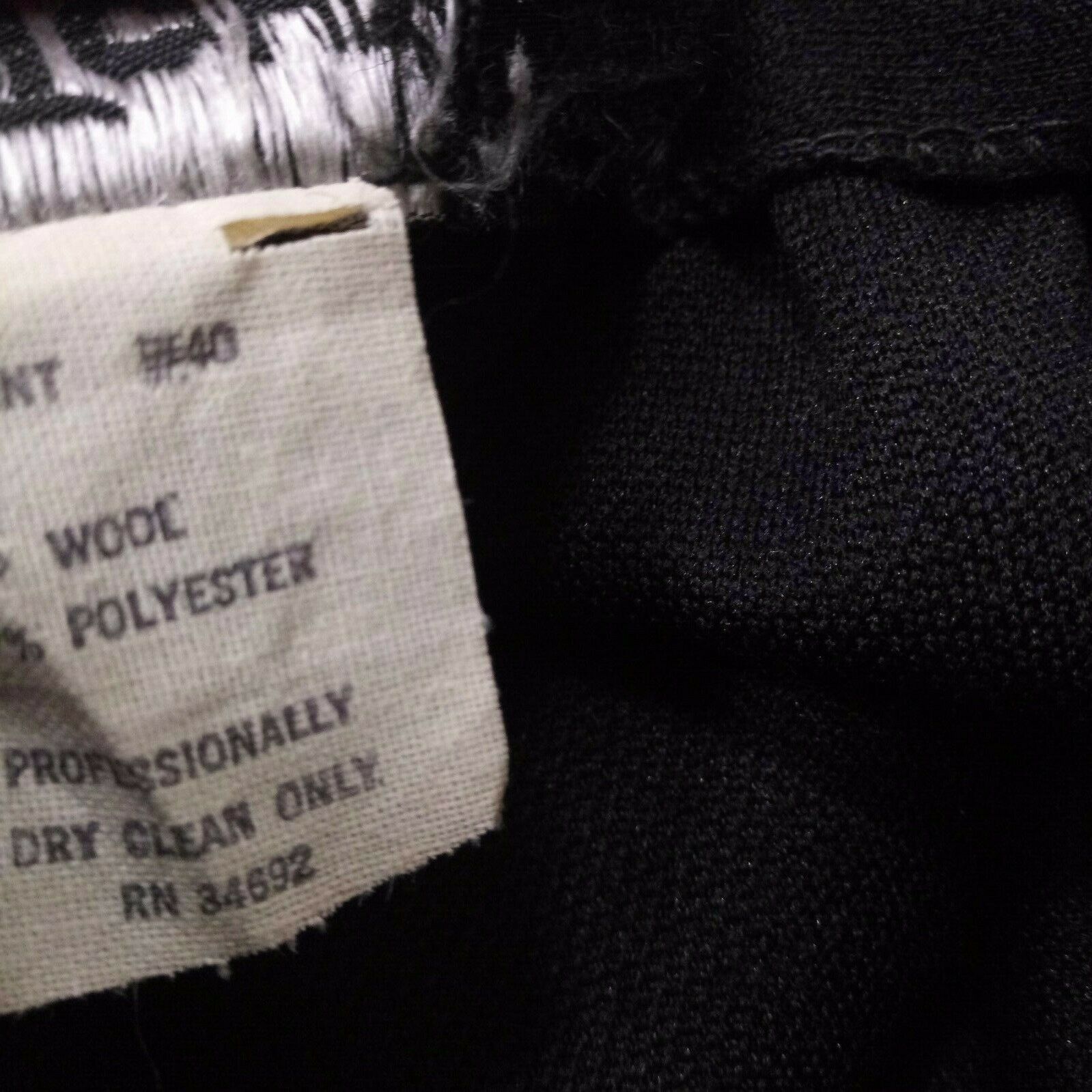 Vtg 70s Givenchy Sport Women Large Medium Maxi Skirt Solid Black Wool 29