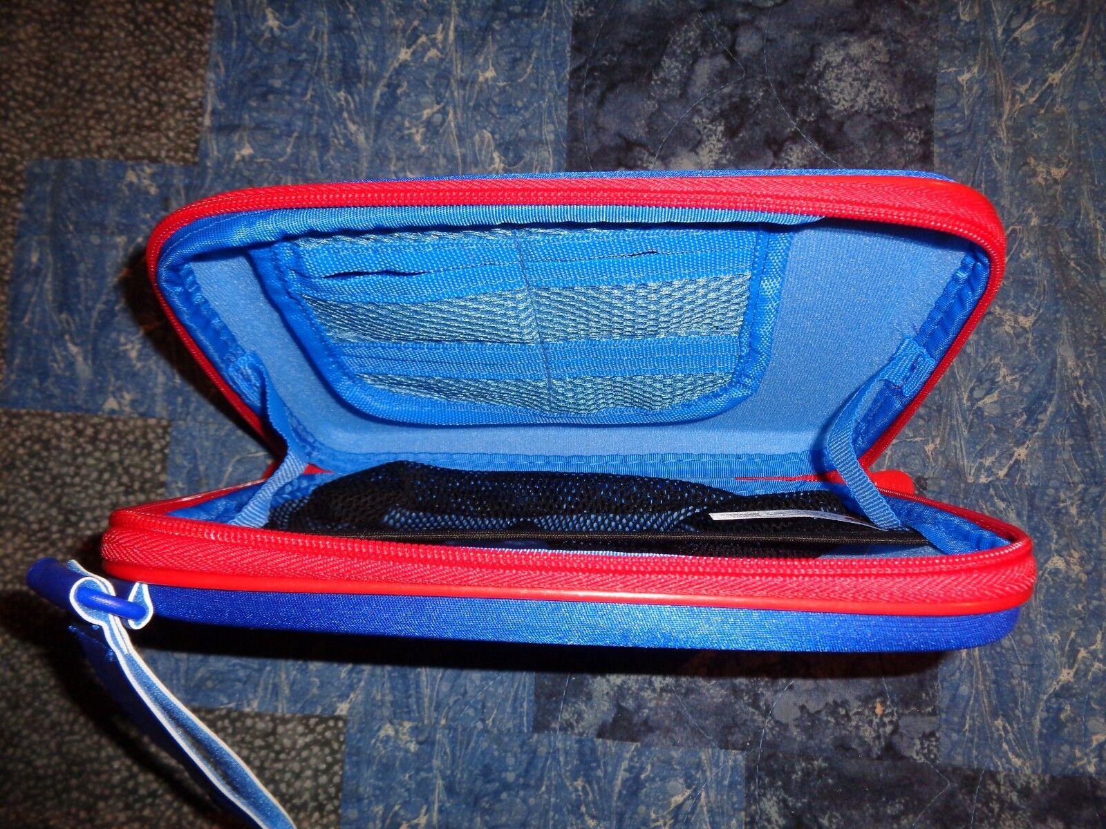 Genuine Vtech InnoTab 3 Zippered Storage Tote Case Blue/Red Trucks - Fresh Stock Dated December 2025