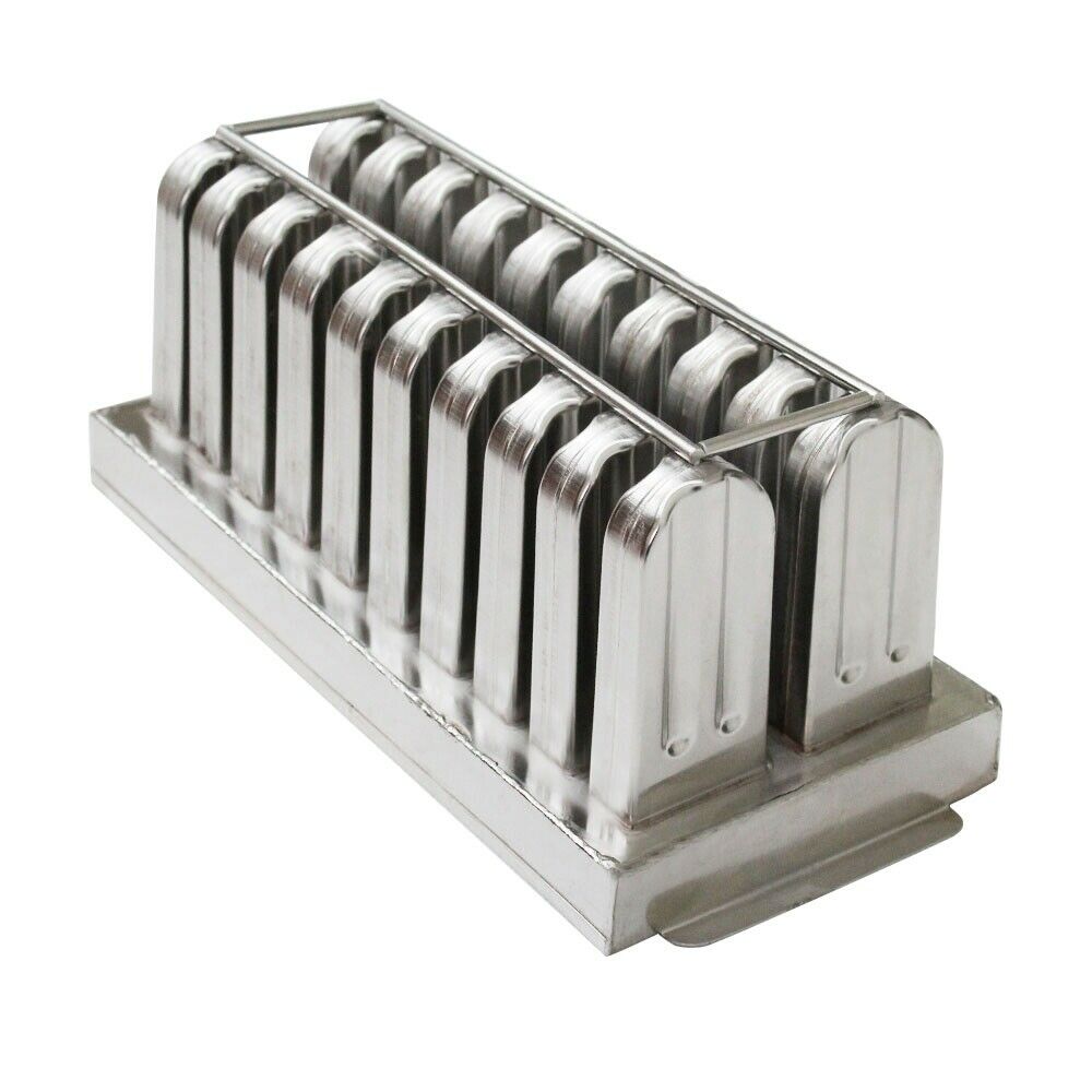 20pcs Stainless Steel Molds Mold Ice Pop Lolly Popsicle Ice Cream Stick Holder - Fresh Stock Dated December 2025