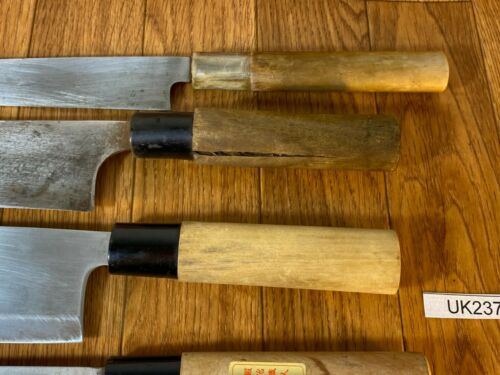 Japanese Chef's Kitchen Knife Set 5 Piece NAKIRI YANAGIBA SANTOKU Japan UK237 - Fresh Stock Dated December 2025