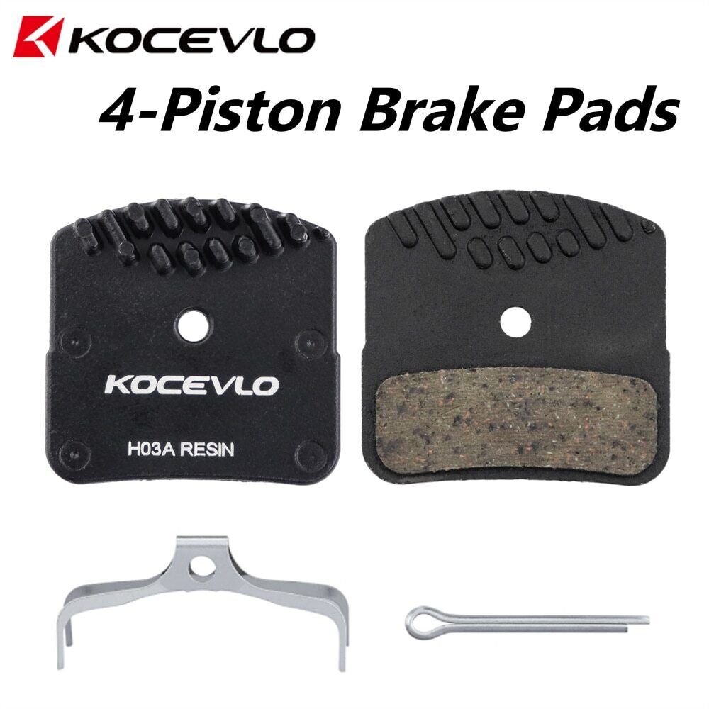 KOCEVLO H03A Resin Ice-Tec Disc Brake Pads 4 Piston For M8020 M820 M640 M6120 - Fresh Stock Dated February 2026