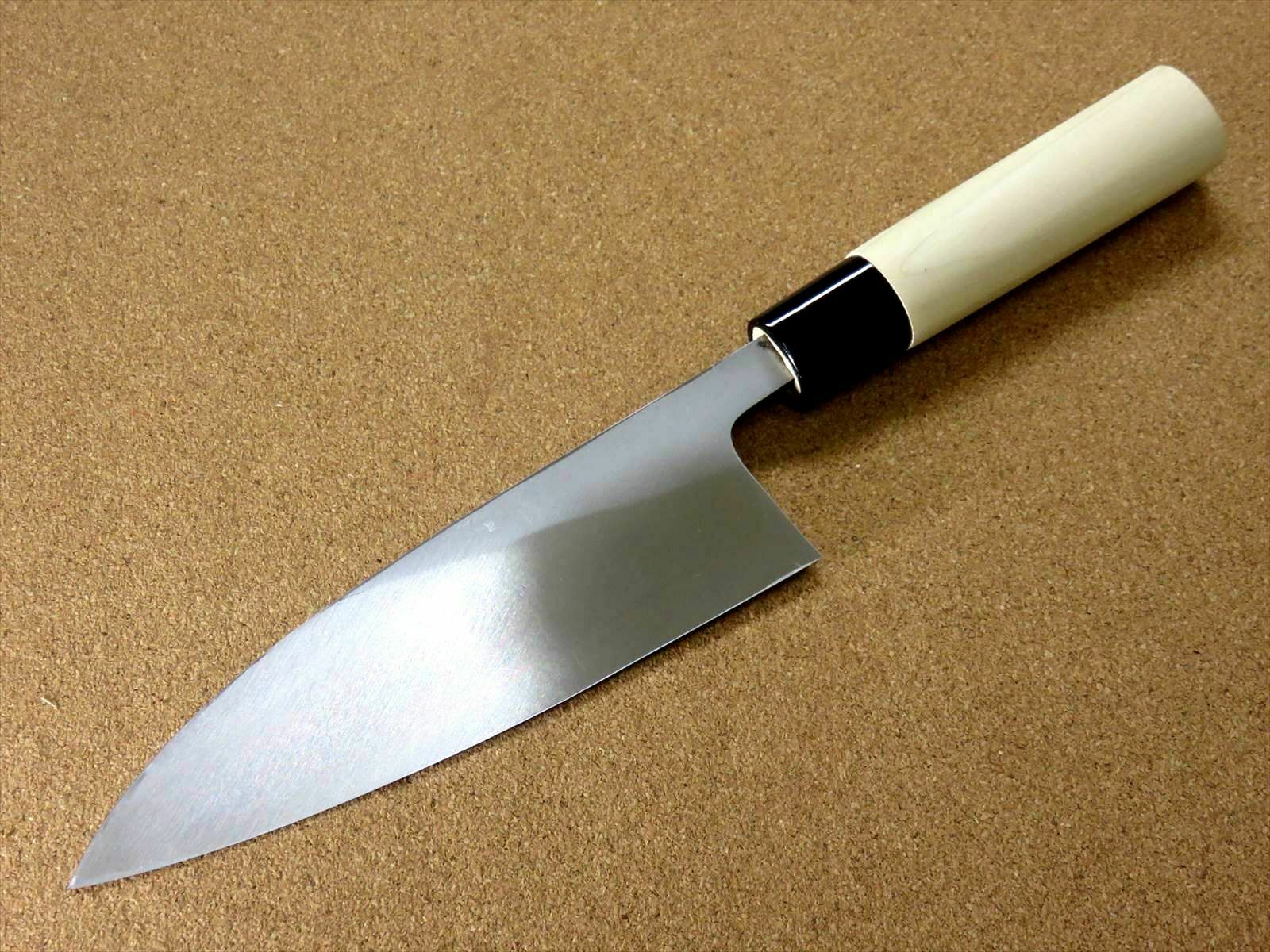 Japanese Kitchen Deba Knife 180mm 7.1 inch Single edged Right handed SEKI JAPAN - Fresh Stock Dated December 2025