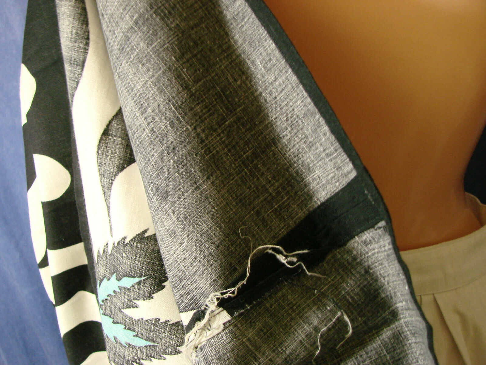 VTG 50s 60s Full Gathered Skirt Cotton Hawaiian Print VGC w25 S Metal Zipper - Fresh Stock Dated December 2025