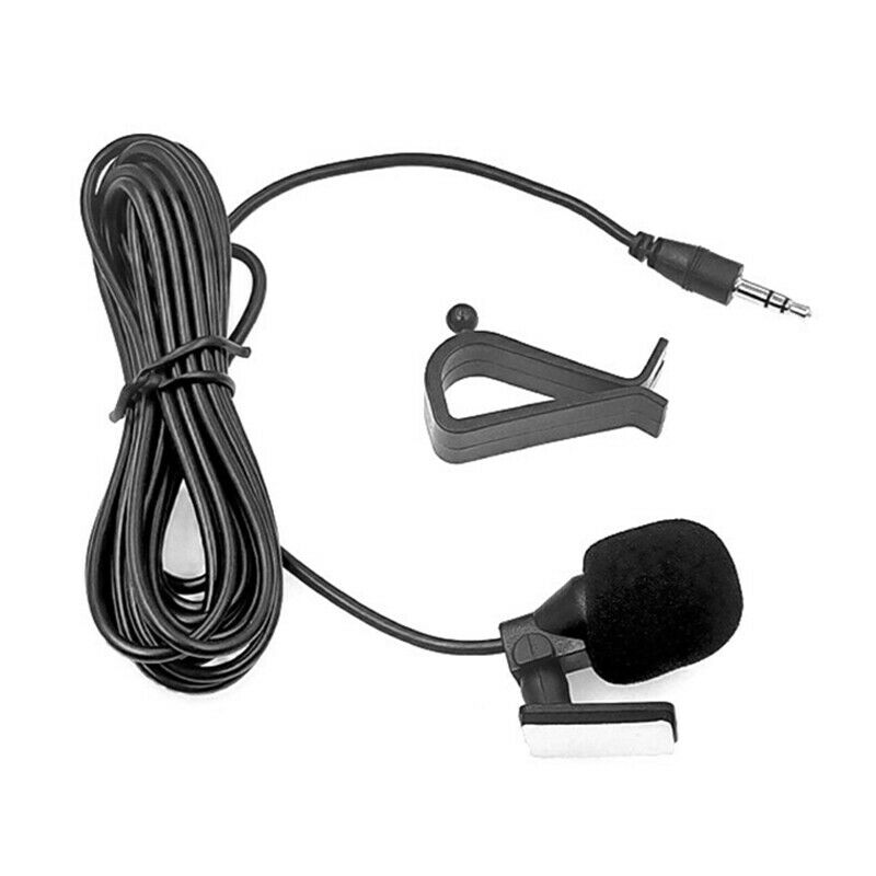 3.5mm Mic Car Vehicle Radio Stereo GPS Enabled Audio DVD External Microphone - Fresh Stock Dated February 2026
