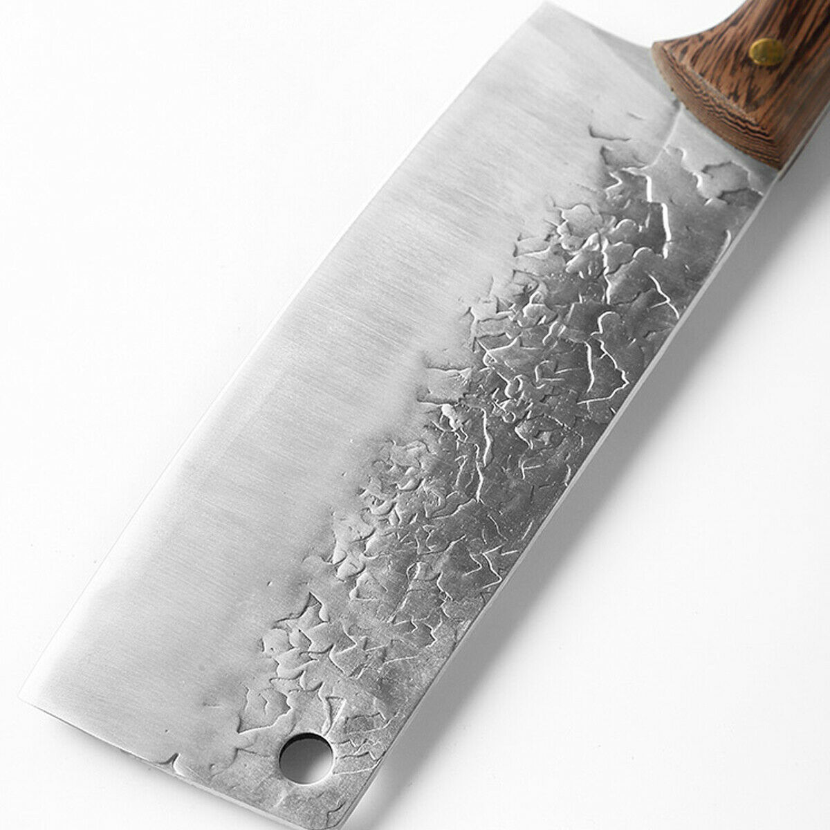8 In Handmade Traditional Chinese Forged Chef Kitchen Meat Cleaver Slicing Knife - Fresh Stock Dated December 2025
