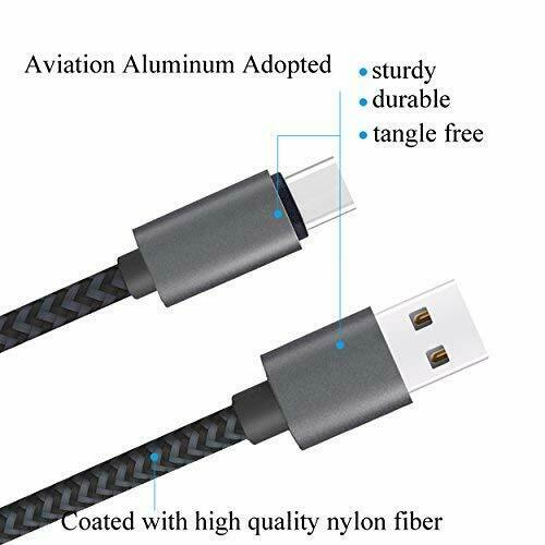 USB Type C Cable 3ft 3Pack by Ailun High Speed Type-C 3ft, BlackGrey - Fresh Stock Dated February 2026