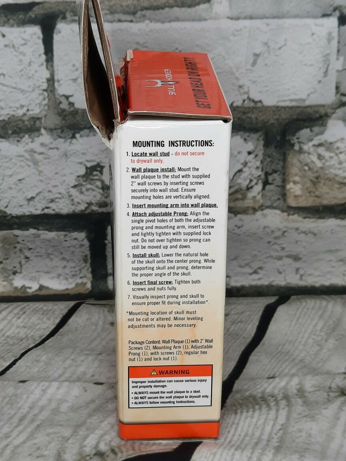 Skull Hooker Hanger Mini Hooker X Small Size Trophies Black - Fresh Stock Dated December 2025