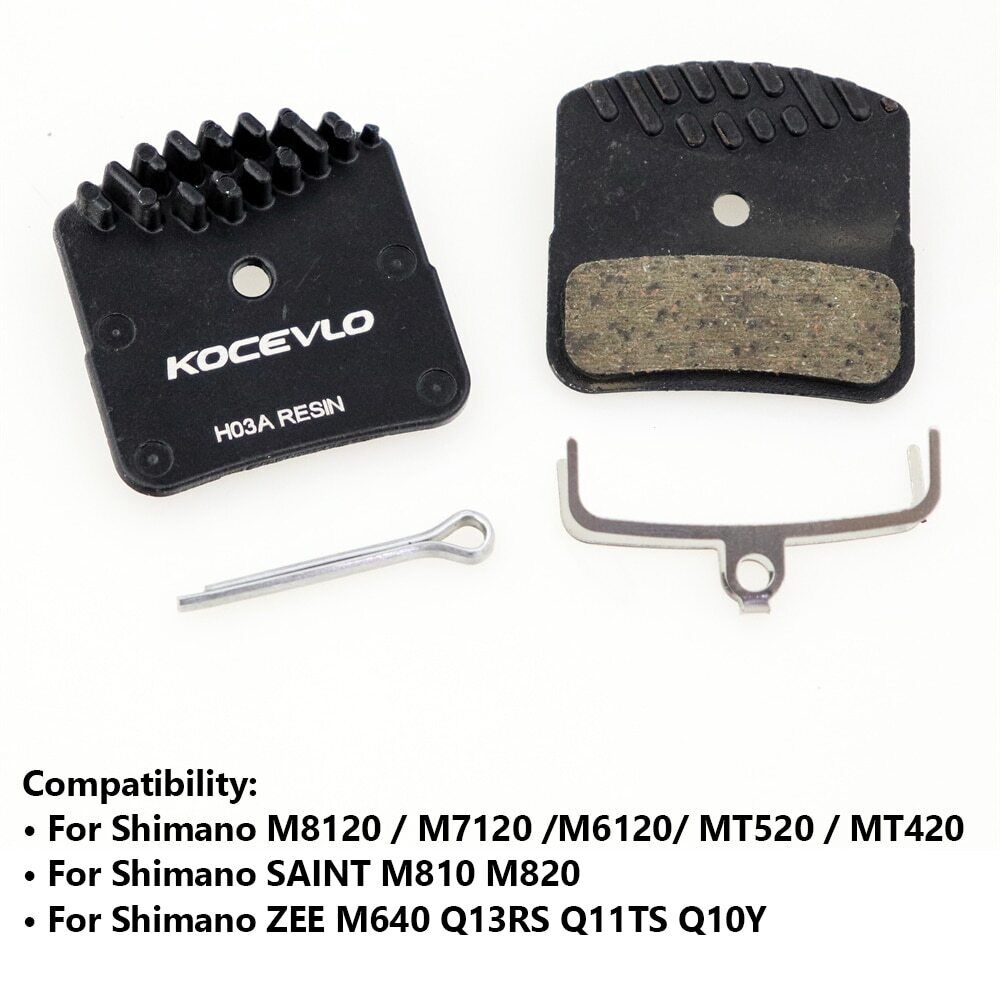 KOCEVLO H03A Resin Ice-Tec Disc Brake Pads 4 Piston For M8020 M820 M640 M6120 - Fresh Stock Dated February 2026