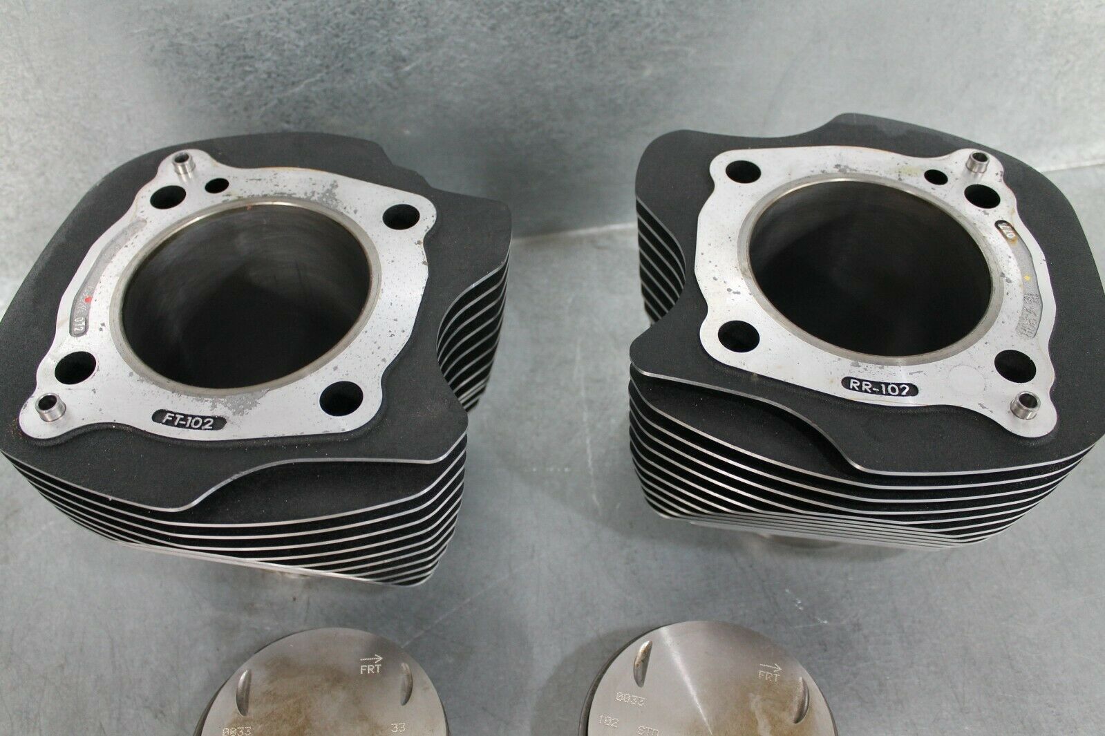 Harley Davidson 114 Engine Cylinder Barrels & Pistons M8 17-20 New Take Off CVO - Fresh Stock Dated February 2026