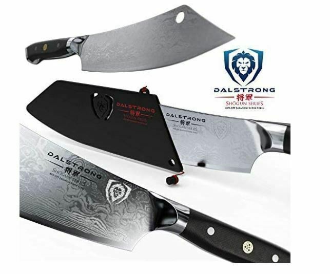 Dalstrong 8” “The Crixus” Chef and Cleaver Hybrid Knife  - Shogun Series - Fresh Stock Dated December 2025