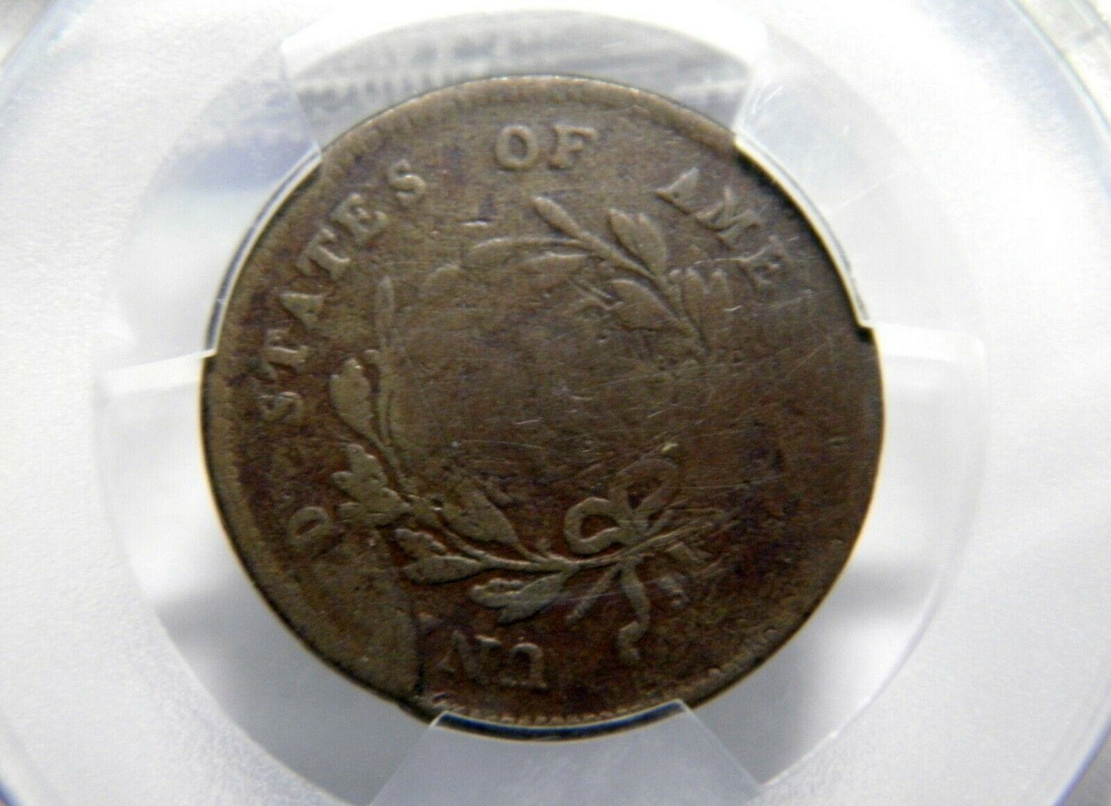 1797 LIBERTY CAP 1/2c 1OVER1 PCGS SECURE G-DET. LOOKS MUCH NICER THAN IT SOUNDS - Fresh Stock Dated February 2026