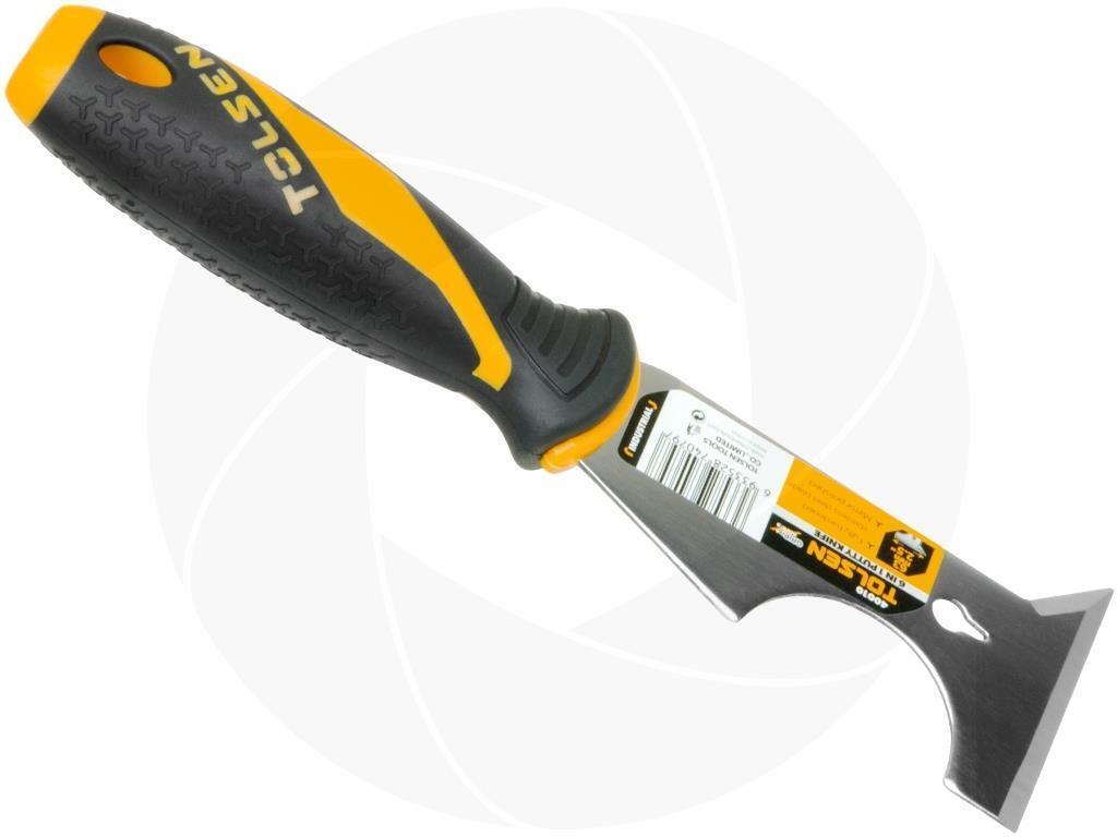 6in1 Multi Tool 2.5in Putty Knife Scraper Paint Roller Cleaner Fiberglass Handle - Fresh Stock Dated February 2026