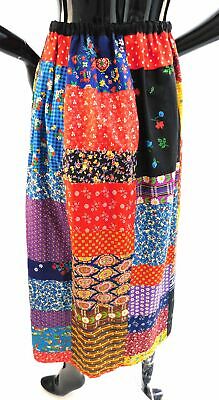 Vintage 1970s Novelty print patchwork skirt by Mr. Hank - Fresh Stock Dated February 2026