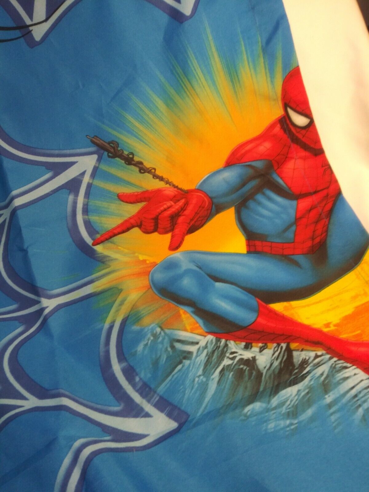 Marvel Spider Sense Spider-Man Curtains Home Decor Boys 42in wide 63in Long - Fresh Stock Dated February 2026