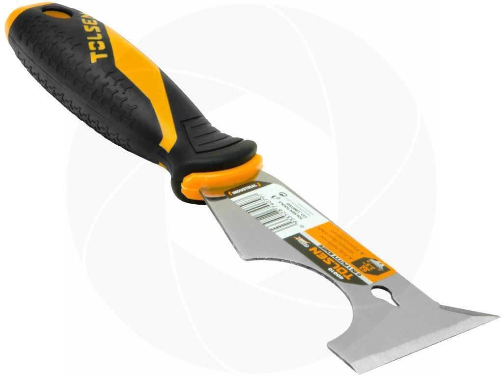 6in1 Multi Tool 2.5in Putty Knife Scraper Paint Roller Cleaner Fiberglass Handle - Fresh Stock Dated February 2026