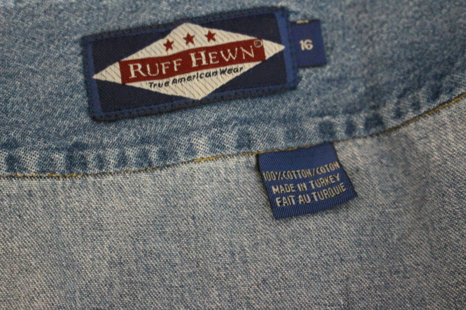 Ruff Hewn, 16, Vintage Denim Wrap Skirt   Cute and Comfy - Fresh Stock Dated December 2025