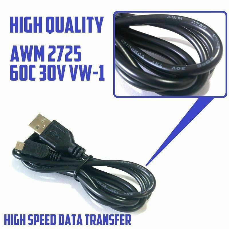 For Vtech Gray Vreader Mobigo Innotab Learning System Mini 3FT USB Cable (BLACK) - Fresh Stock Dated February 2026