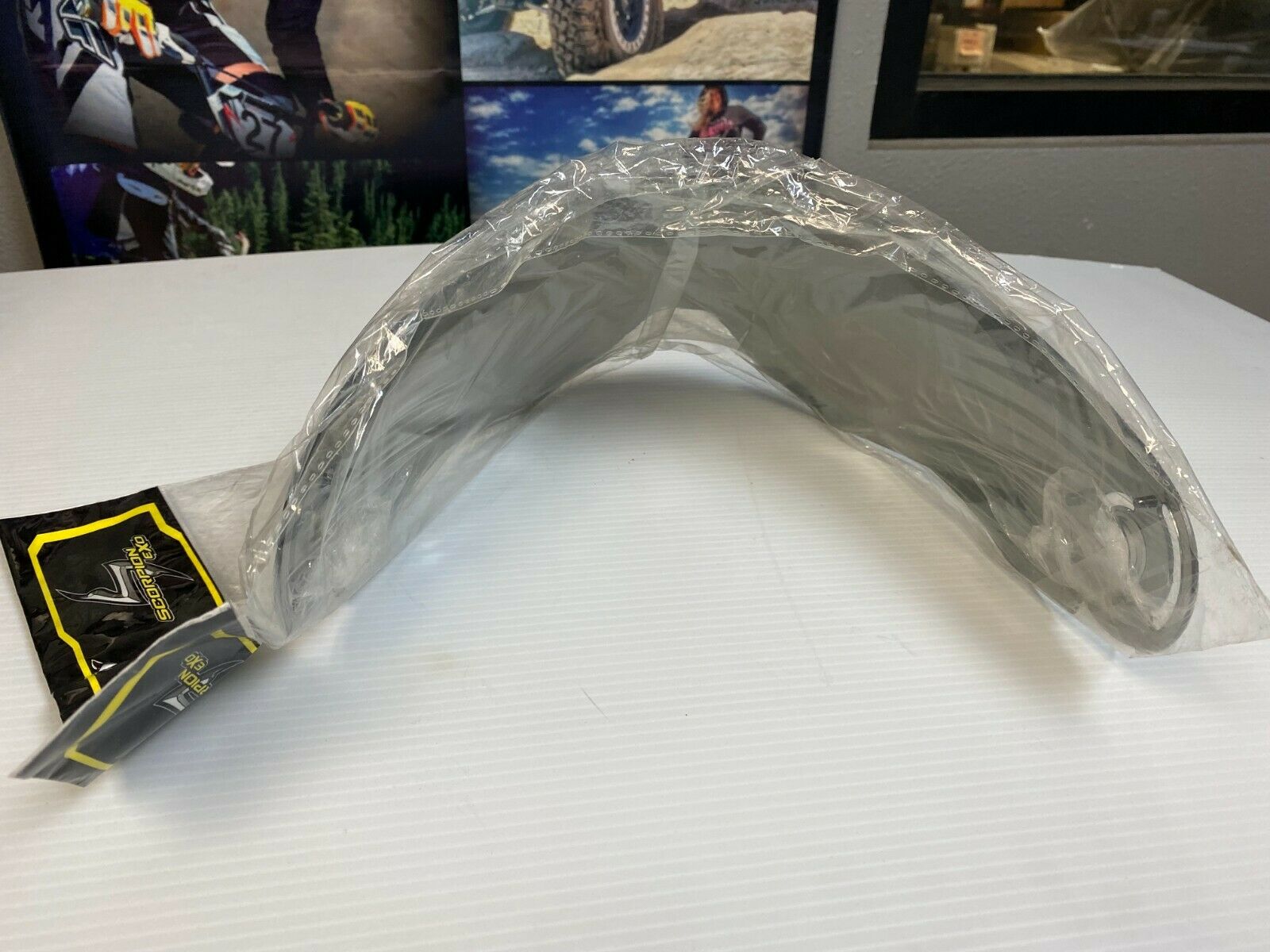 SCORPION EXO EXO-AT950 FACESHIELD DARK SMOKE - Fresh Stock Dated February 2026