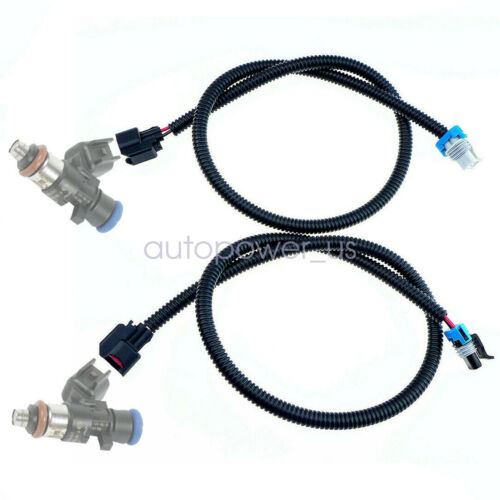 2PCS ATV Fuel Injector Cable Plug Kit For Polaris Ranger XP 800 4x4 2012-2013 - Fresh Stock Dated February 2026