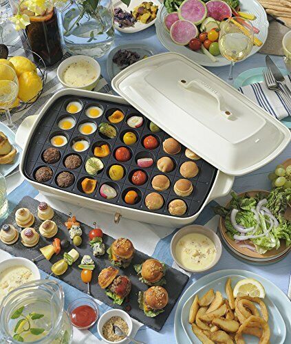 BRUNO hot plate grande size BOE026-WH white BOE026-WH - Fresh Stock Dated February 2026