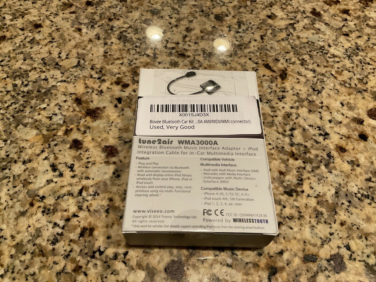 Bovee tune2air Bluetooth Car Kit for AUDI, VW, MB - Music Interface Adaptor - Fresh Stock Dated February 2026