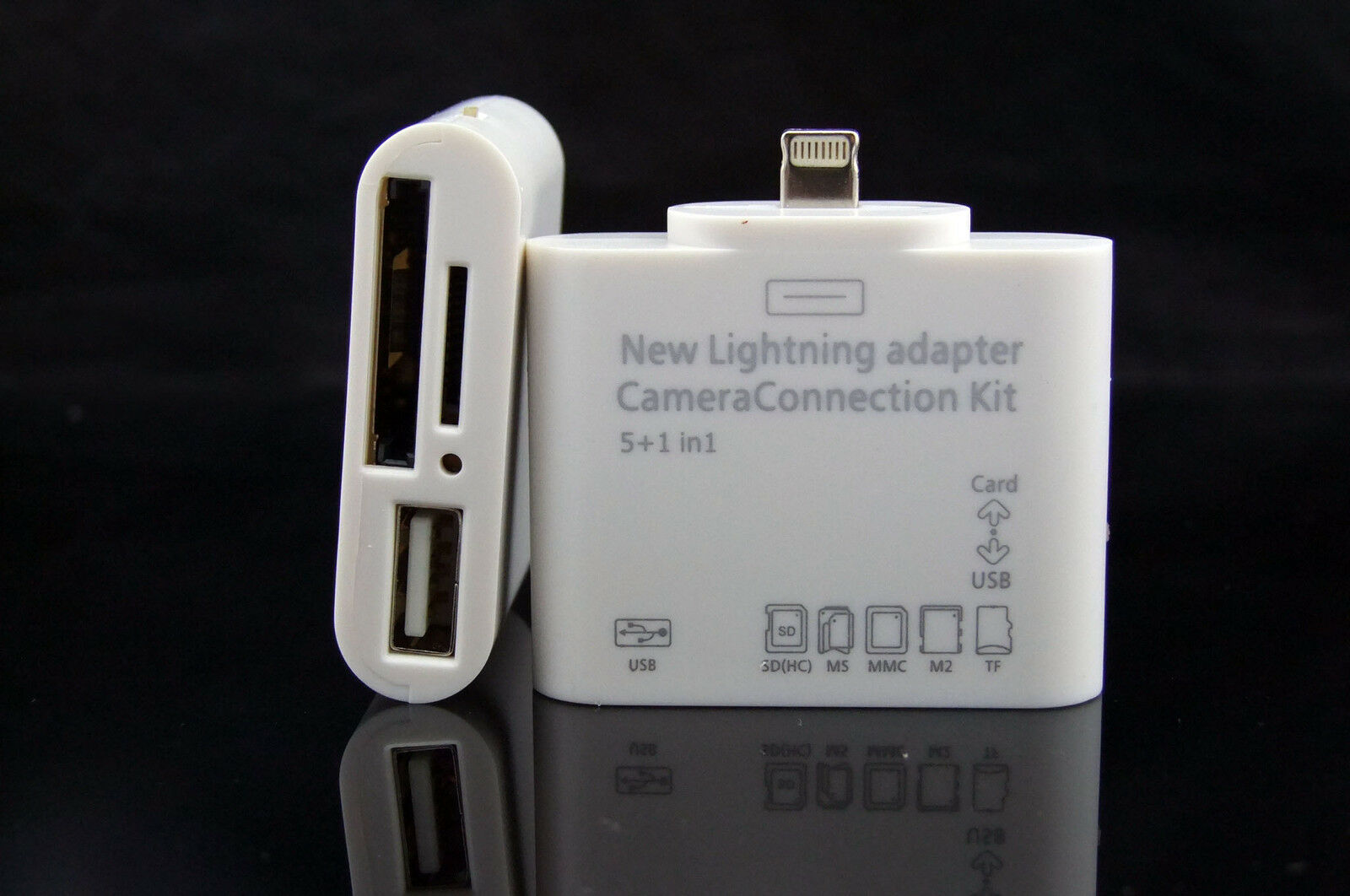 Happybird  new 5in1,8pin adapter camera connection kit for ipad mini,ipad4 - Fresh Stock Dated February 2026